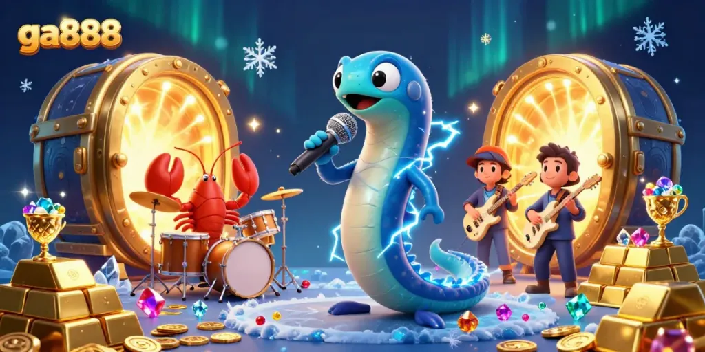 Engage with the thrilling atmosphere of ga888, featuring an electric eel DJ and a dynamic oceanic casino.