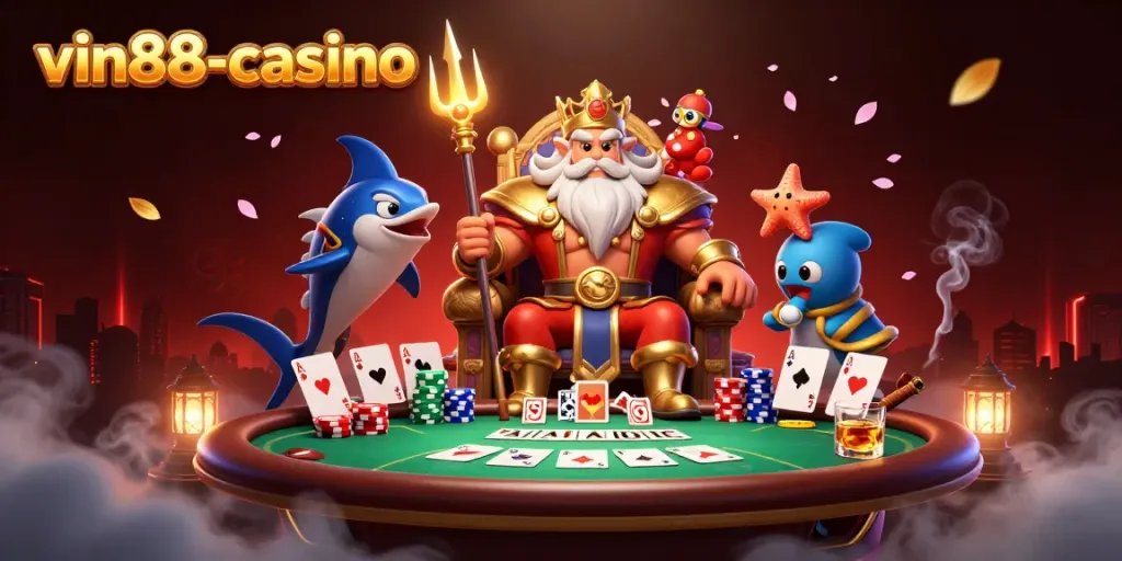 Spin the reels with vin88-casino's dynamic gaming experience and vibrant poker scenes.