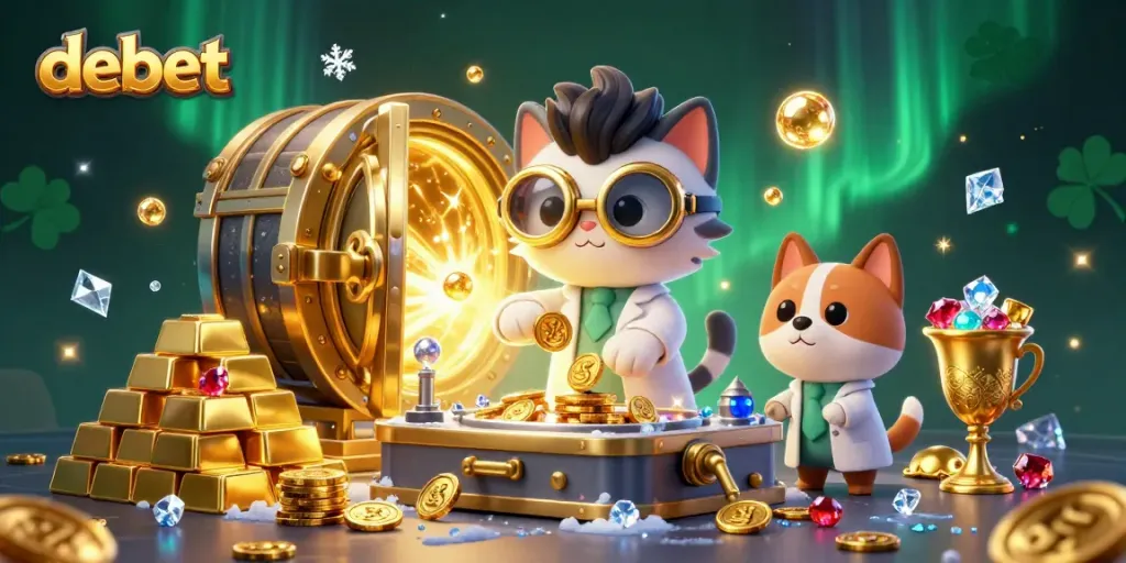 Experience the thrill of debet casino adventures with golden treasures, gems, and mad scientist fun!