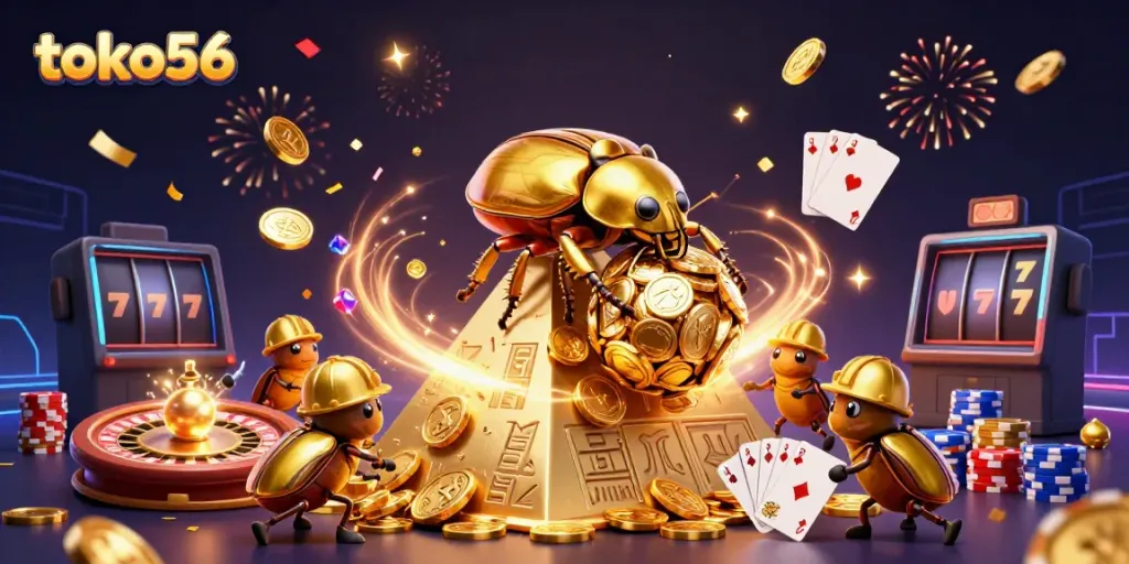 Engage with the thrilling world of toko56, where golden coins and casino excitement come alive!
