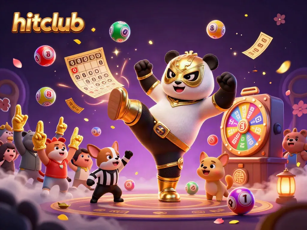 Experience the excitement of hitting big with hitclub's vibrant casino world illustrated in 3D cartoon style.