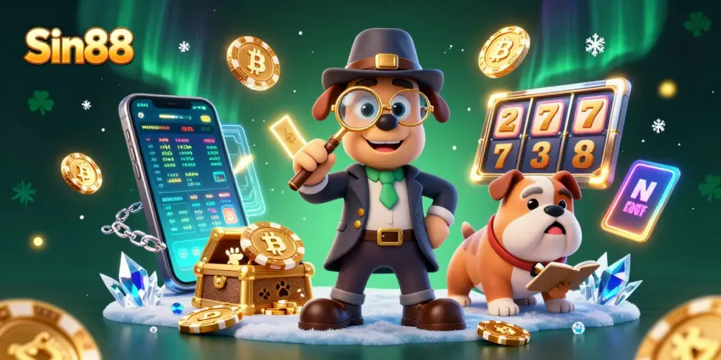 Engage in thrilling casino adventures with Sin88 as a detective bloodhound uncovers hidden treasures.