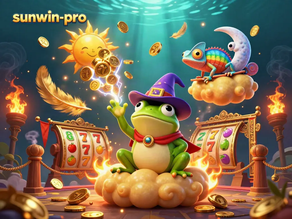 Join the exciting world of sunwin-pro with a vibrant storm of casino gold and gaming magic!
