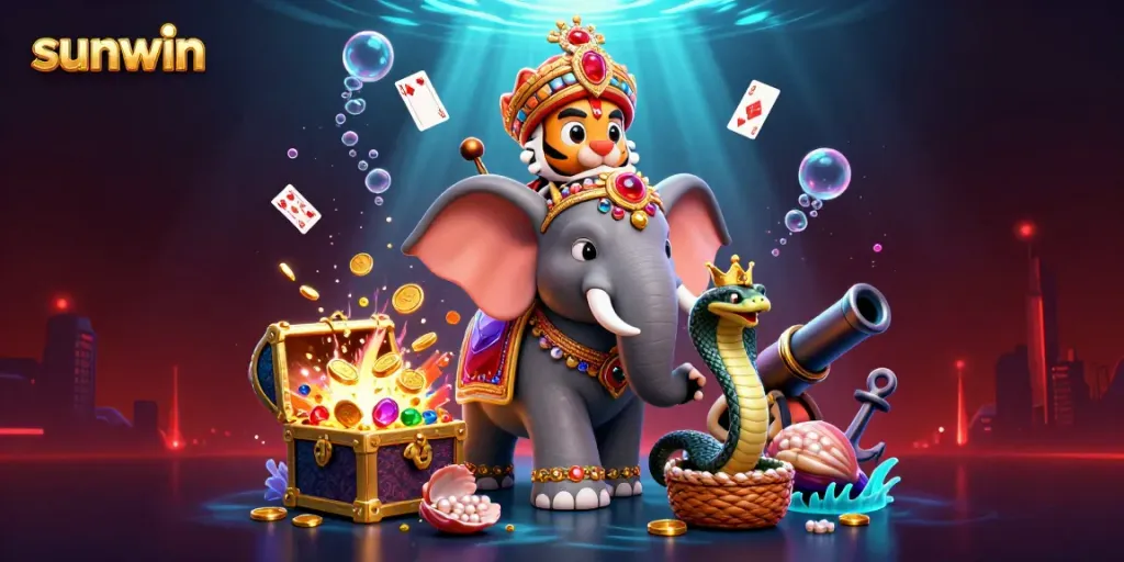 Engage in thrilling gameplay at sunwin with vibrant 3D characters and exciting casino games elements.