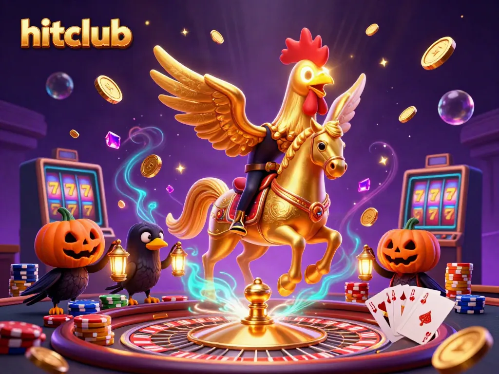 Experience thrilling wins at hitclub with our magical casino scene featuring games and vibrant elements.