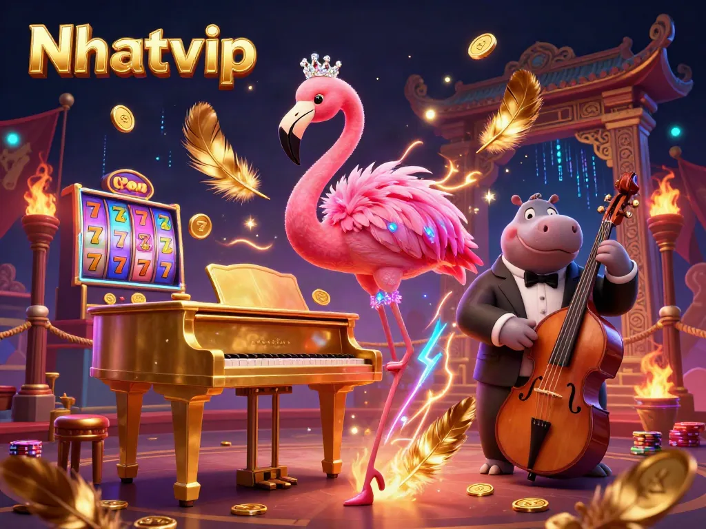 Nhatvip elevates casino gaming with vibrant characters, slots, and dynamic visuals.